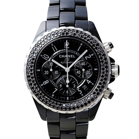 montre chanel j12 chronographe|chanel j12 bezel.